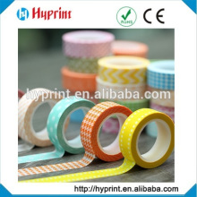 cinta de papel washi impreso personalizado hecho en China